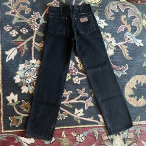 Men’s Black Wrangler Size 28 Waist 32 Leg Great Condition!